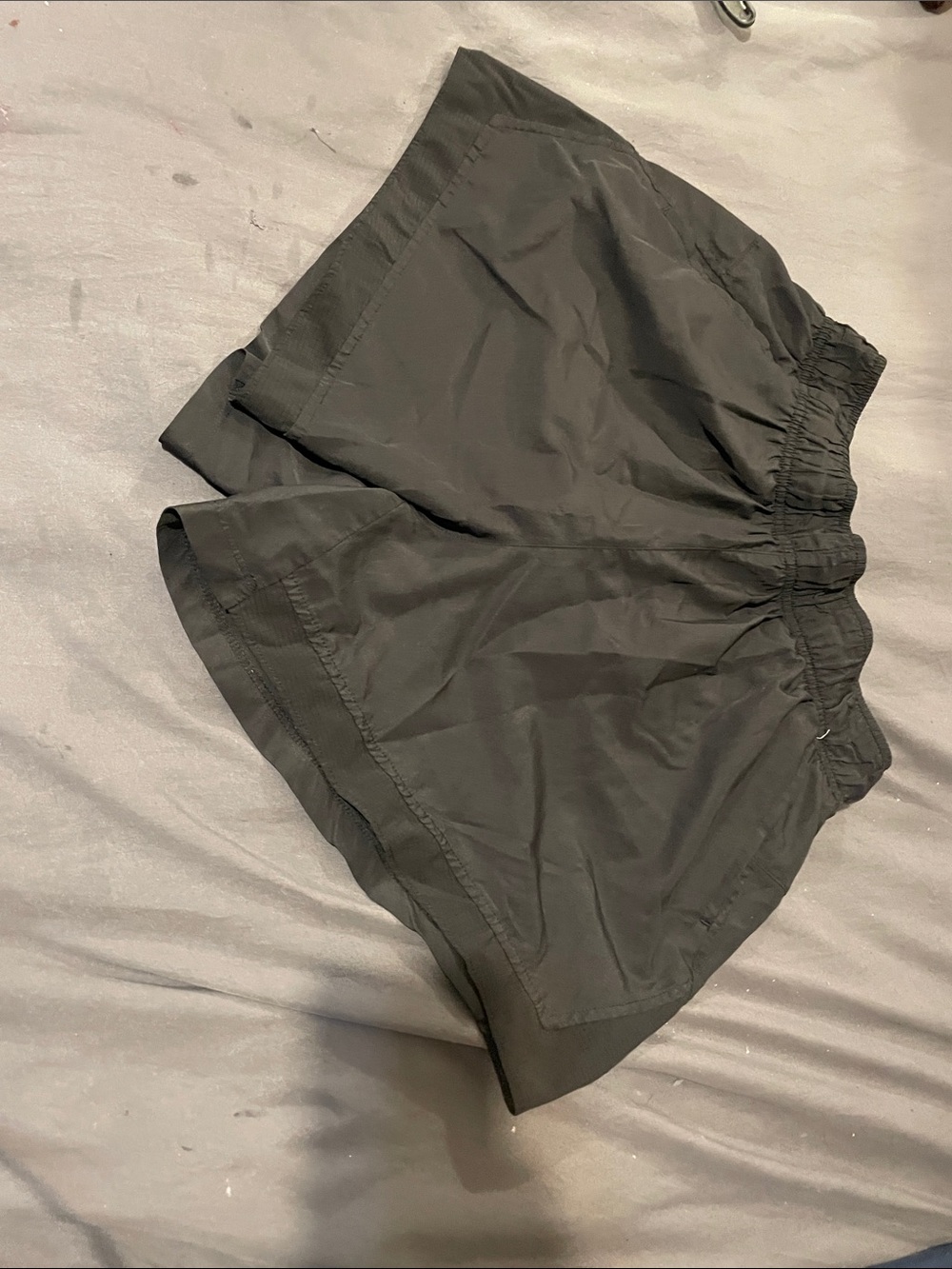 Athletic Works Black Women's Athletic Shorts with Elastic Waistband